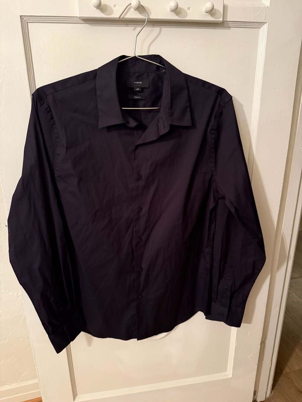 Vince Men's Stretch Cotton Poplin Classic Fit Button Down Shirt